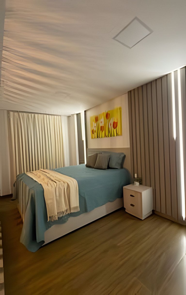 Apto Duplex Prímulas|1Q, Churrasqueira, Frente Av.