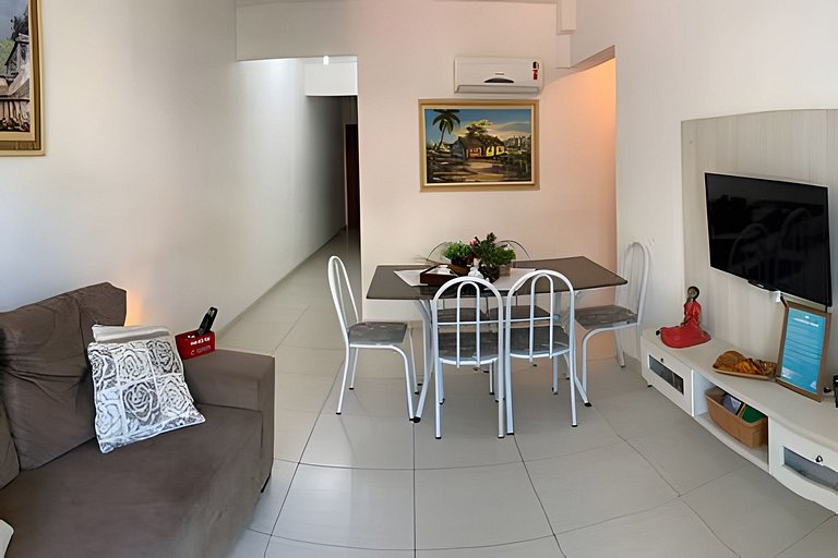 Apto Alamanda|2Q.Climatizado,Sacada Churrasqueira