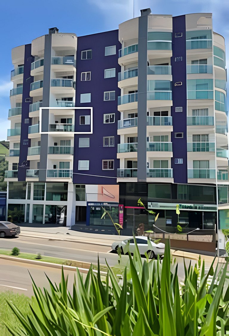 Apto Alamanda|2Q.Climatizado,Sacada Churrasqueira