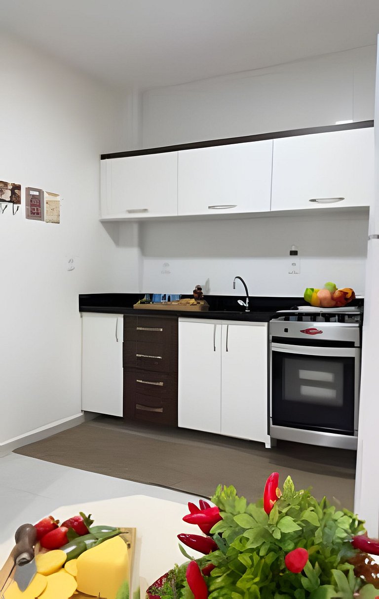 Apto Alamanda|2Q.Climatizado,Sacada Churrasqueira