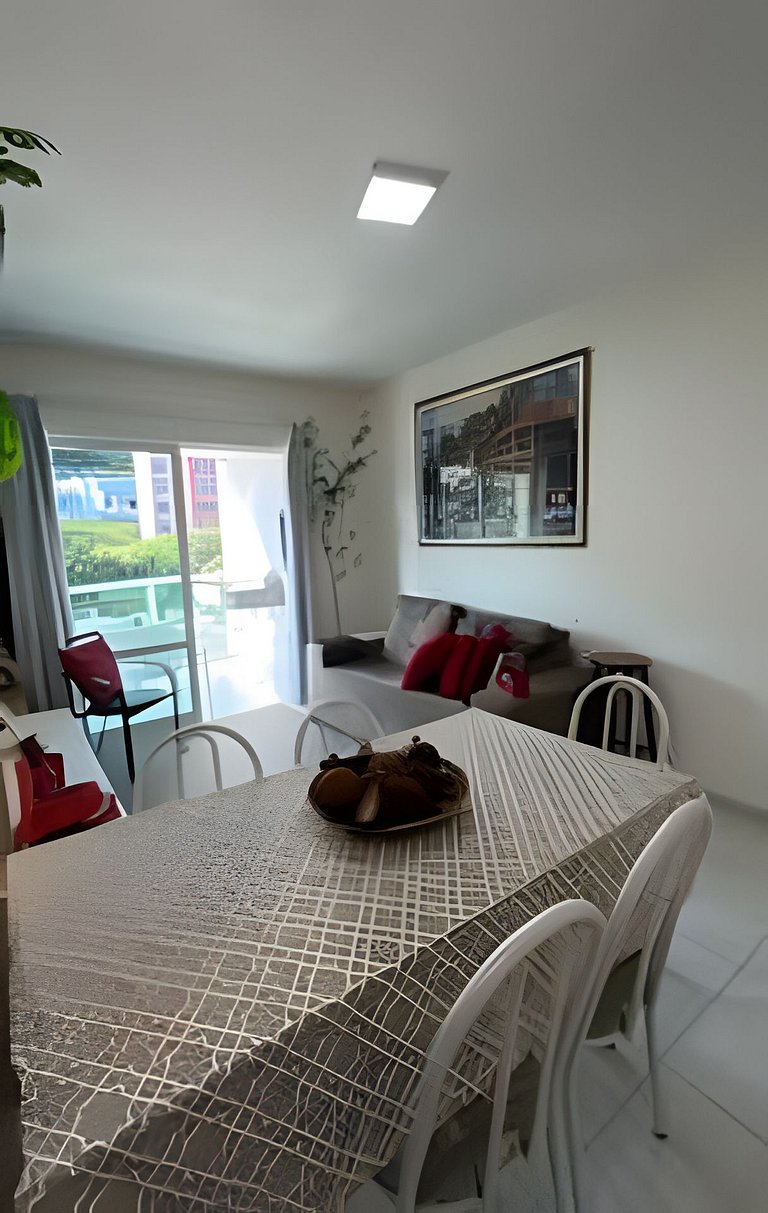 Apto Alamanda|2Q.Climatizado,Sacada Churrasqueira