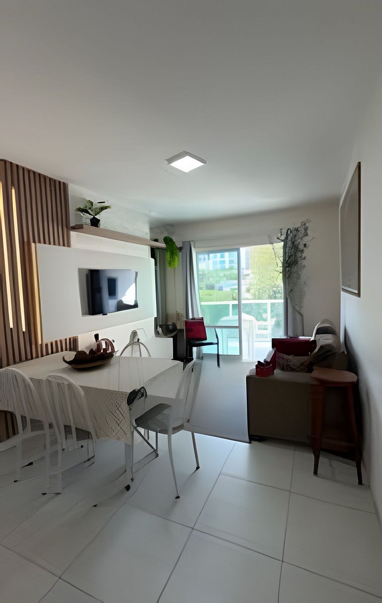 Apto Alamanda|2Q.Climatizado,Sacada Churrasqueira