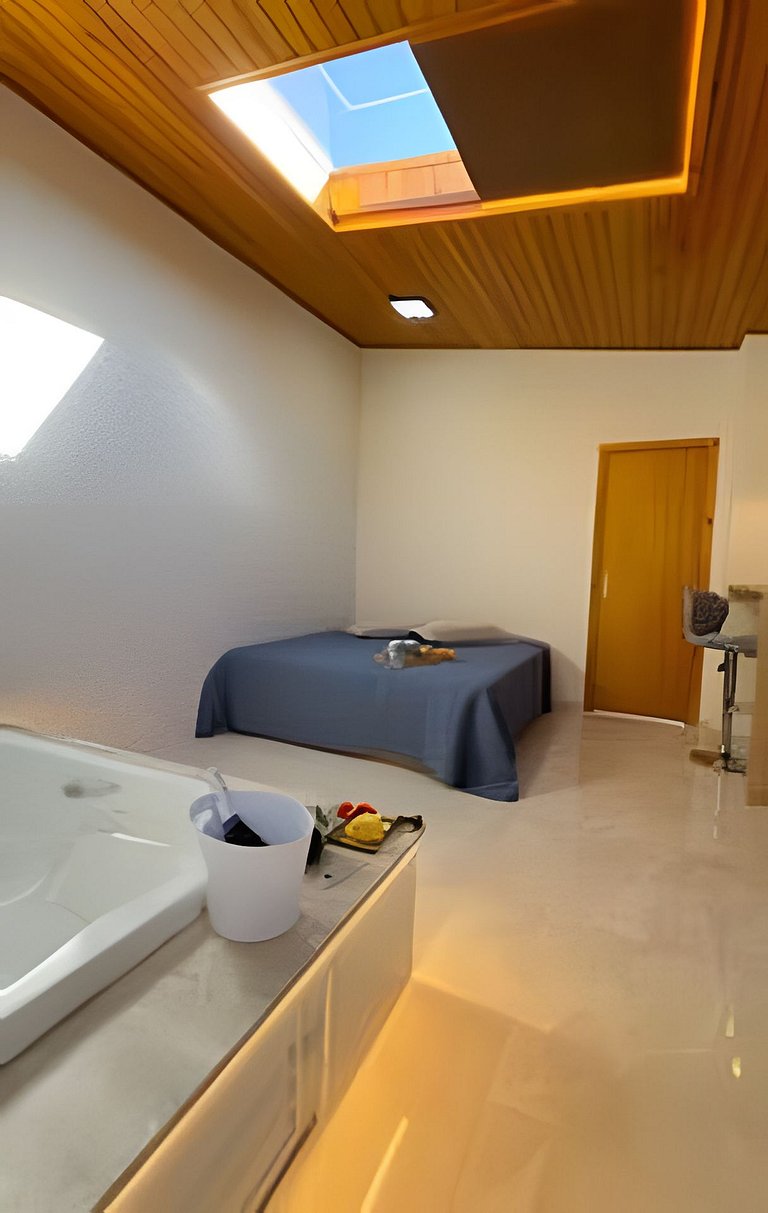 Suíte dos Sonhos-Climatizada,Hidromassagem,Garagem