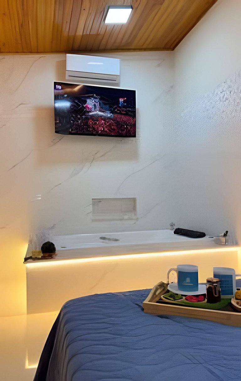 Suíte dos Sonhos-Climatizada,Hidromassagem,Garagem