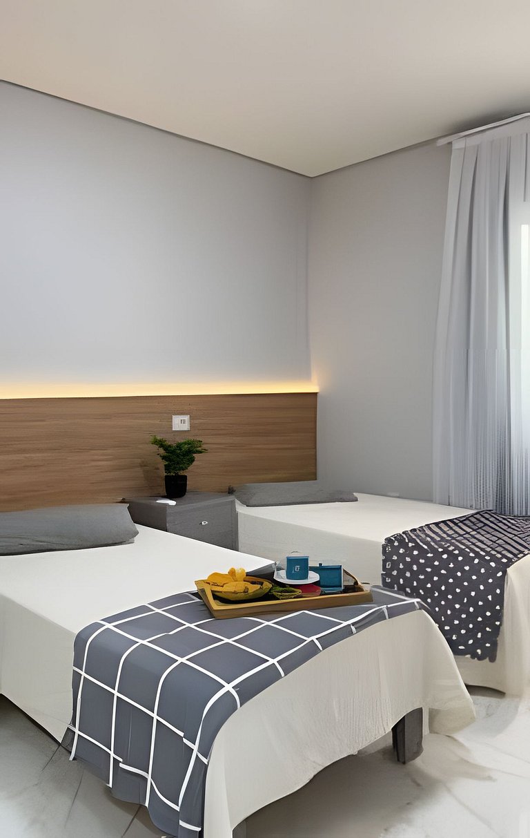 Apto Lavandas|2Q-Lado Centro Eventos,150m Termas