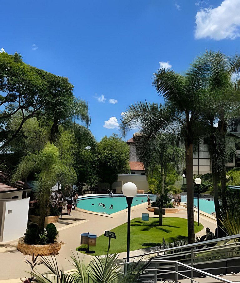 Apto Lavandas|2Q-Lado Centro Eventos,150m Termas