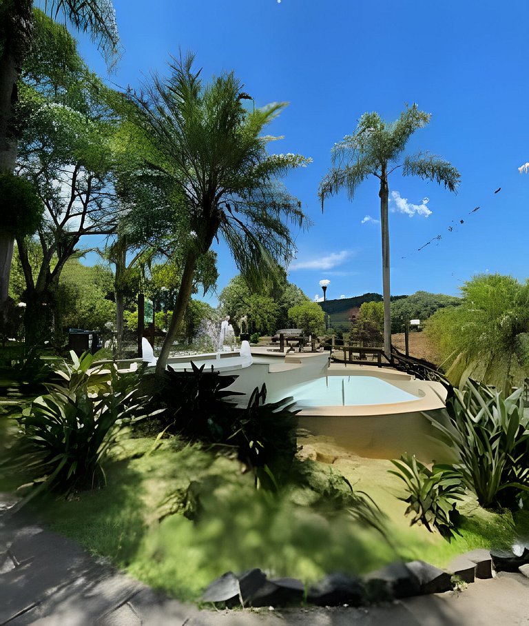 Apto Lavandas|2Q-Lado Centro Eventos,150m Termas