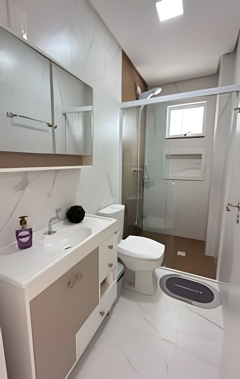 Apto Três Marias|2Q,Climatizado,Churrasqueira