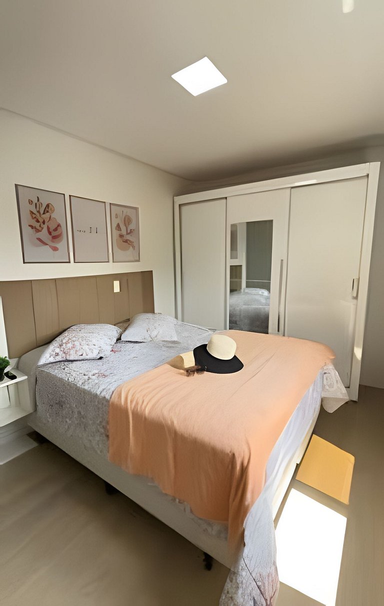 Apto Três Marias|2Q,Climatizado,Churrasqueira