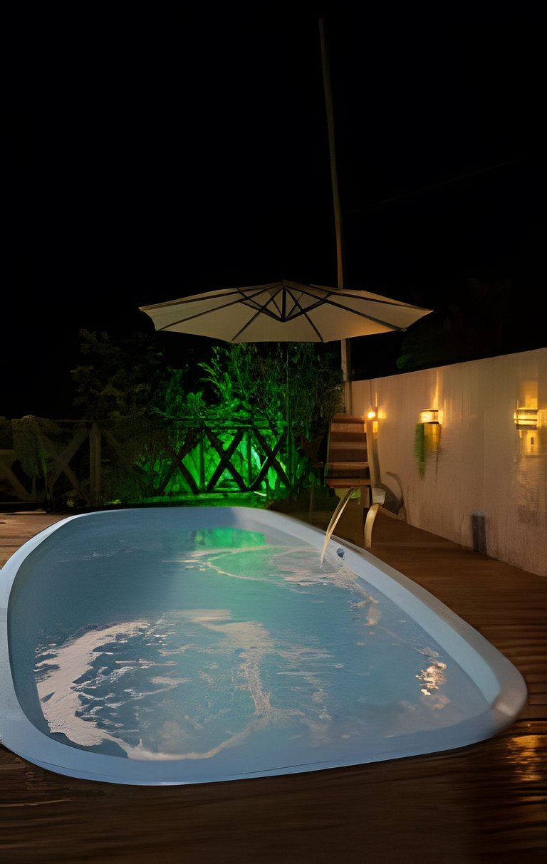 Casa com piscina, 4 Qts com ar-condicionado, pula-pula e est