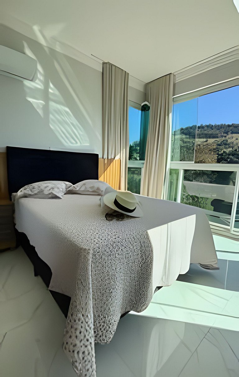 Apto Tulipas|Climatizado,Churrasqueira,150m Termas