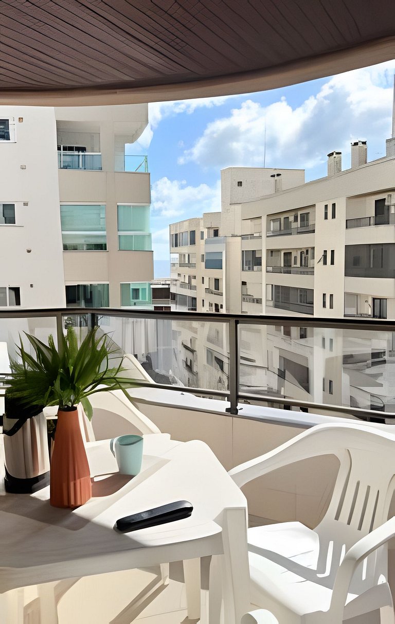 Apto Figueiras|3Q,Climatizado,Sacada Churrasqueira