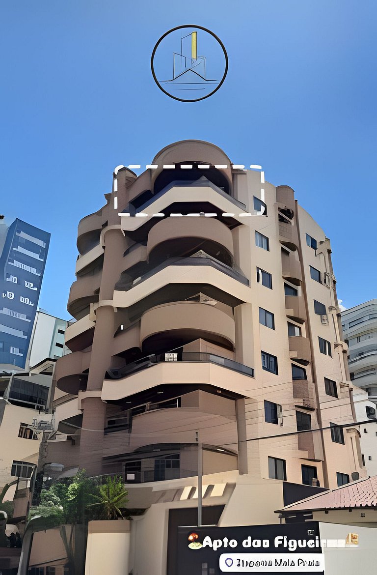 Apto Figueiras|3Q,Climatizado,Sacada Churrasqueira