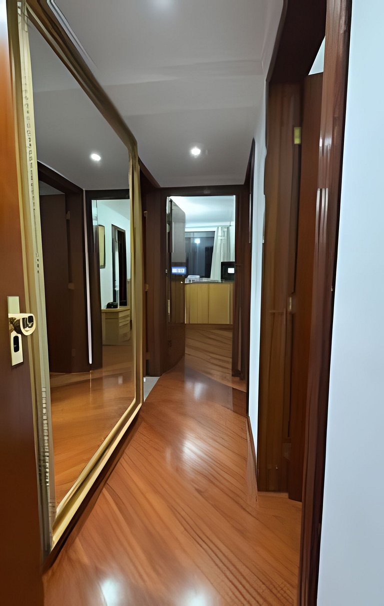 Apto Figueiras|3Q,Climatizado,Sacada Churrasqueira