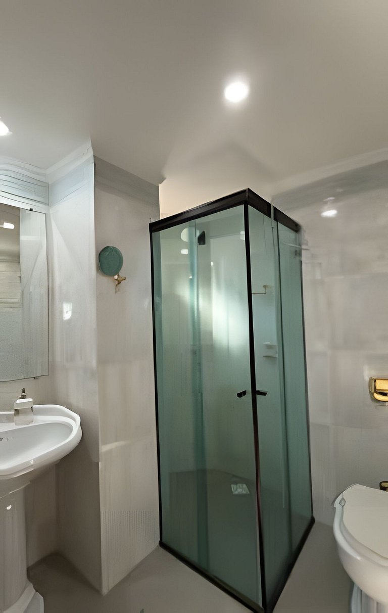 Apto Figueiras|3Q,Climatizado,Sacada Churrasqueira