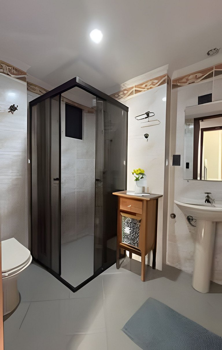 Apto Figueiras|3Q,Climatizado,Sacada Churrasqueira