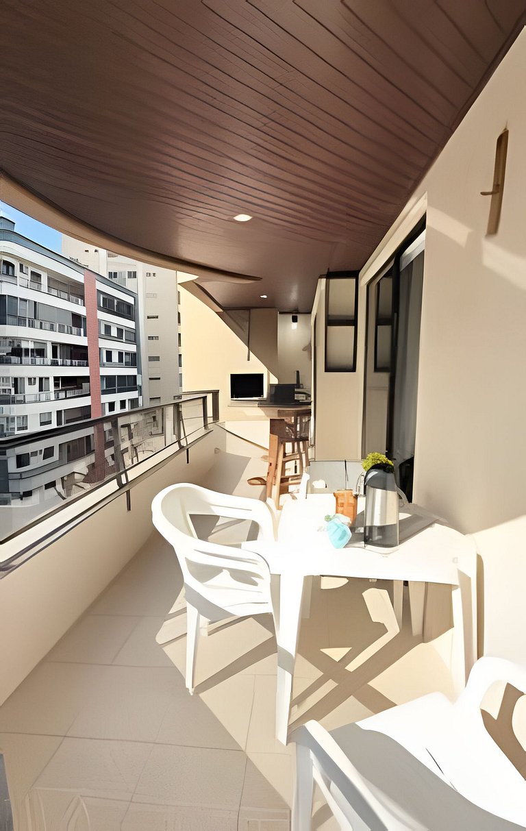 Apto Figueiras|3Q,Climatizado,Sacada Churrasqueira