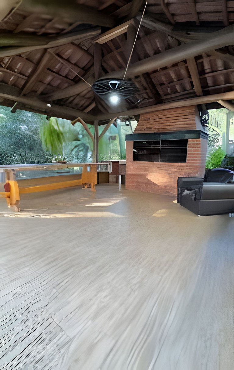 Casa das Bromélias|Com quiosque em meio à natureza