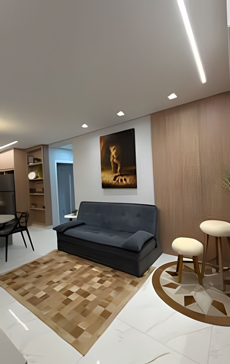 Apto Boca Leão|Climatizado,2 Garagens, 150m Termas