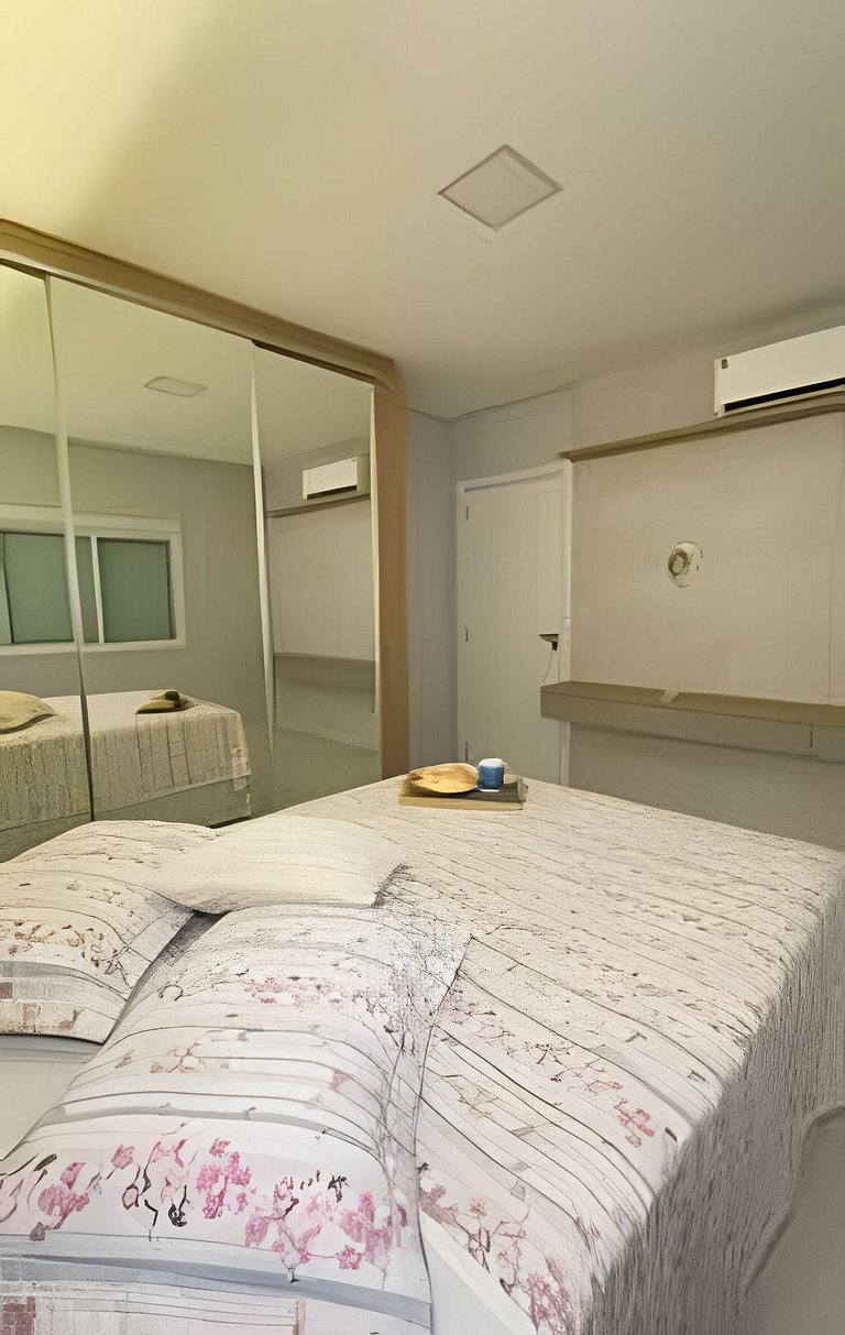 Apto Boca Leão|Climatizado,2 Garagens, 150m Termas