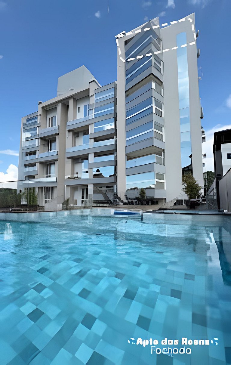 Apto Rosas| 3Q, todo Climatizado, Prox das Termas