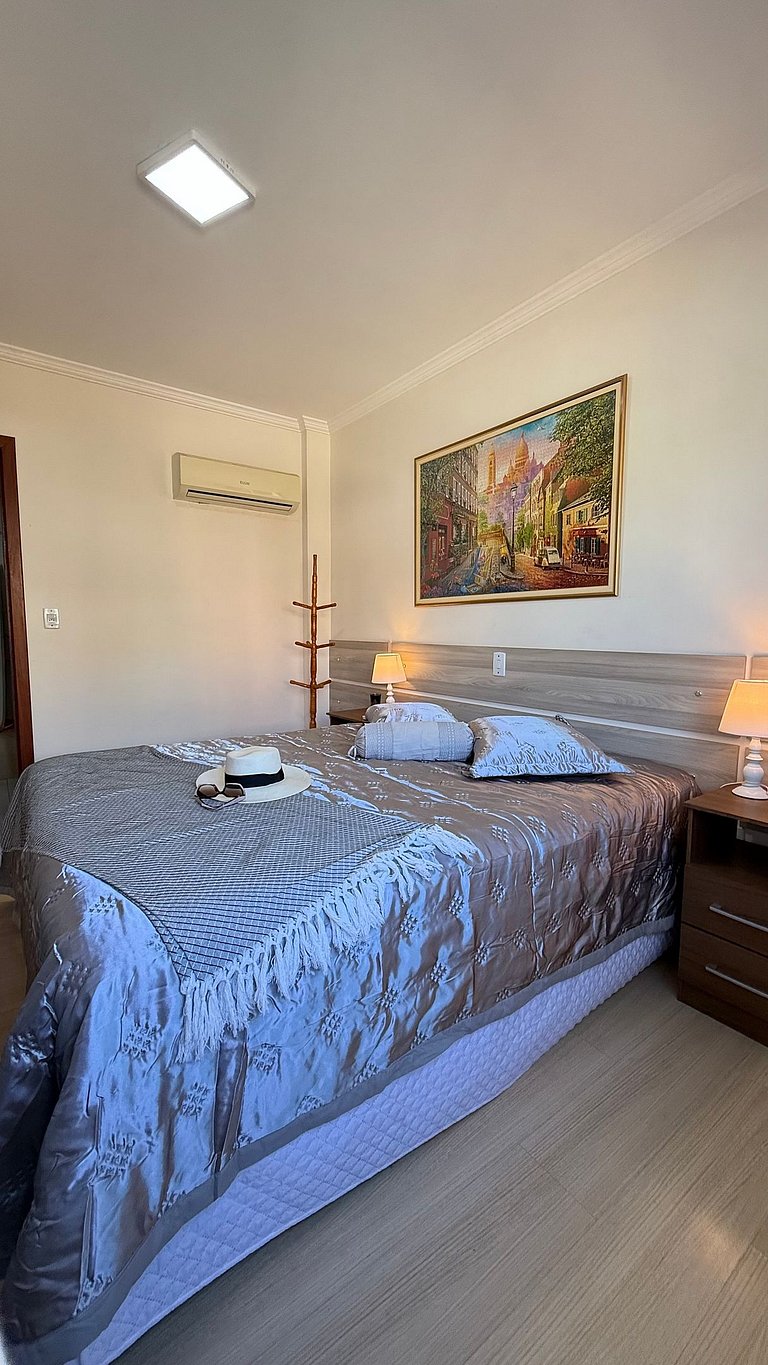 Apto Alamanda|2Q.Climatizado,Sacada Churrasqueira