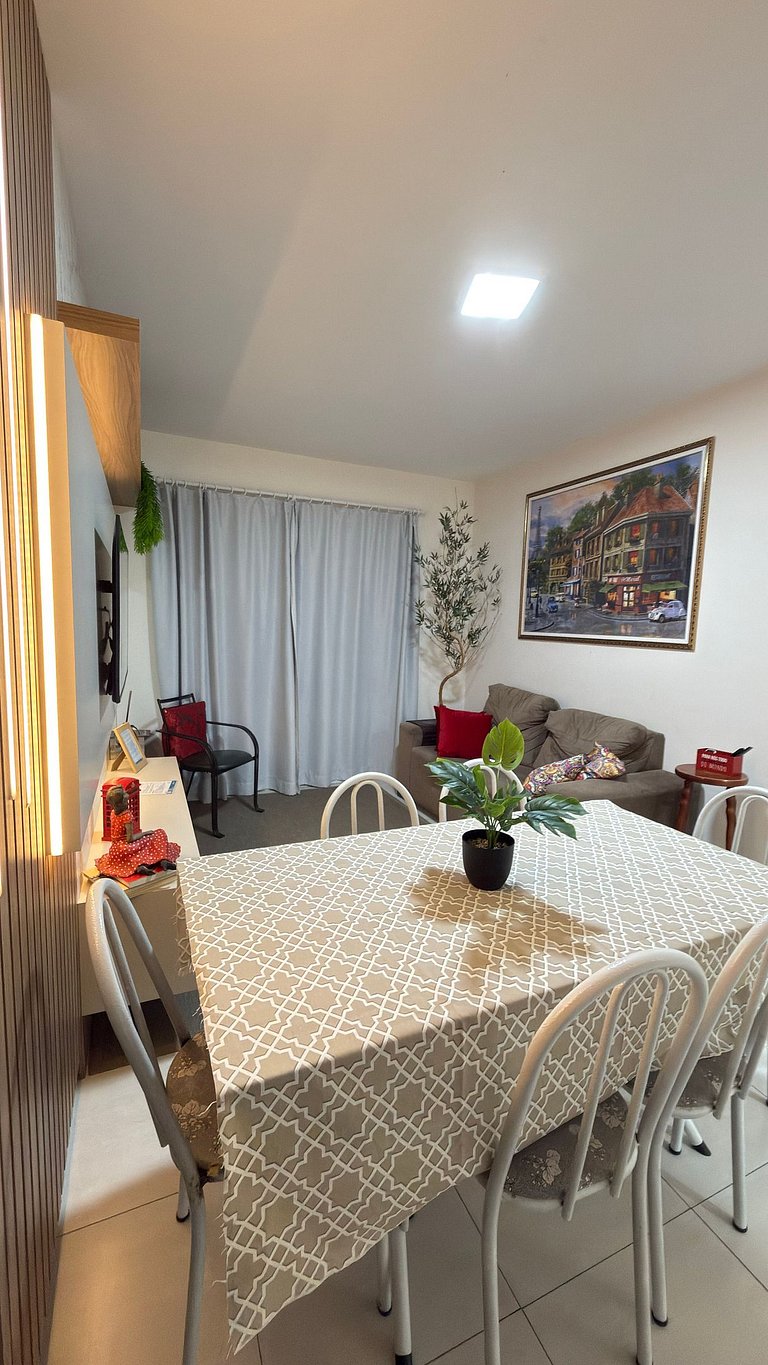 Apto Alamanda|2Q.Climatizado,Sacada Churrasqueira