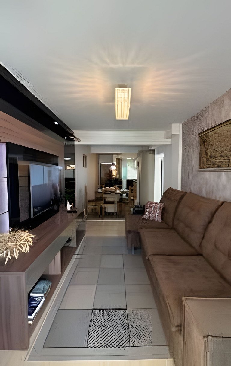 Apto Copo Leite|3Q c|Sacada,Churrasqueira,frente Av