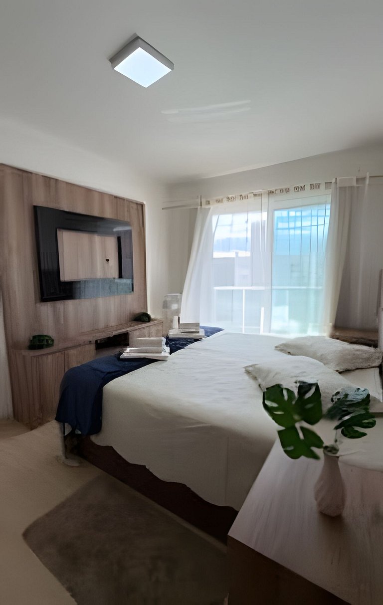 Apto Copo Leite|3Q c|Sacada,Churrasqueira,frente Av