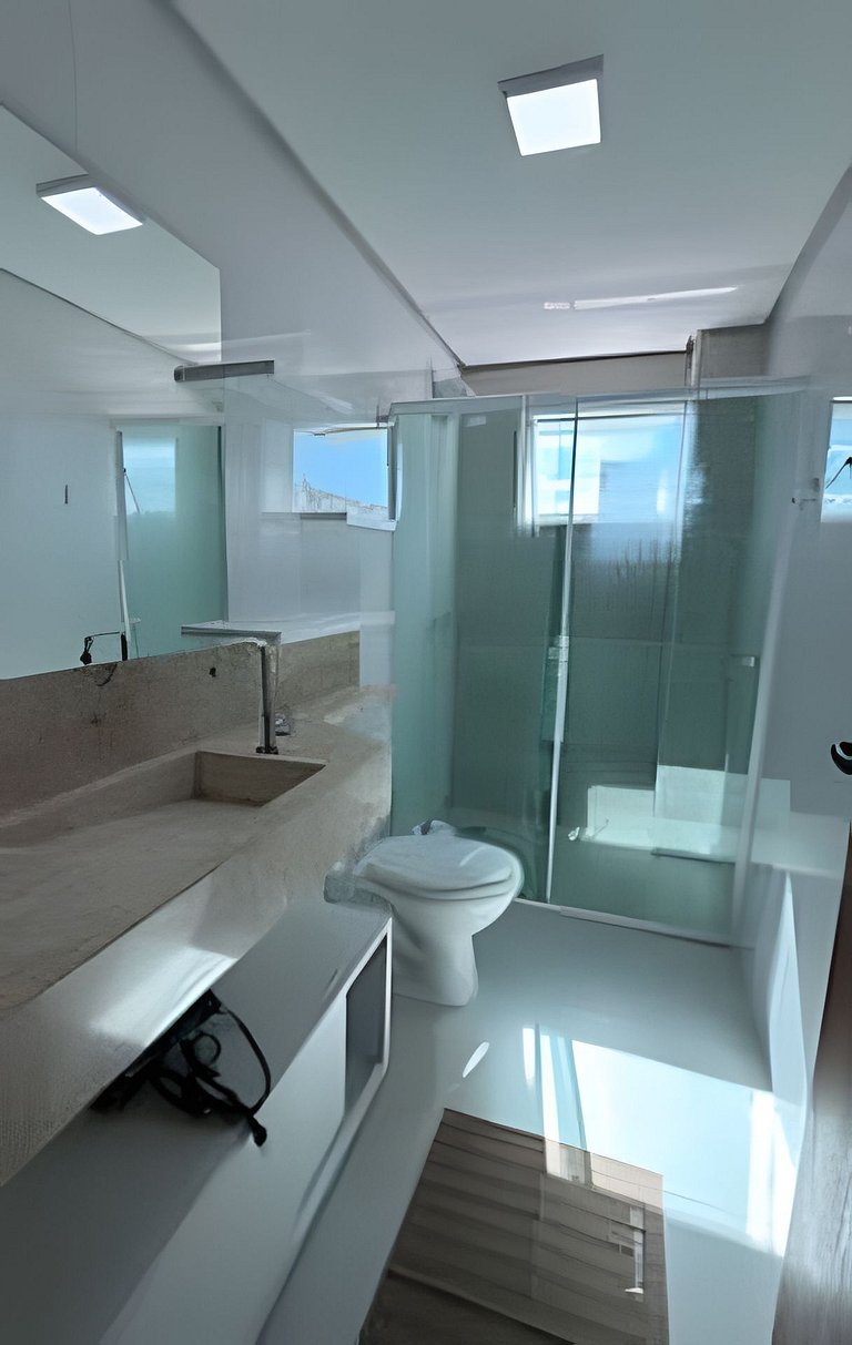 Apto Copo Leite|3Q c|Sacada,Churrasqueira,frente Av