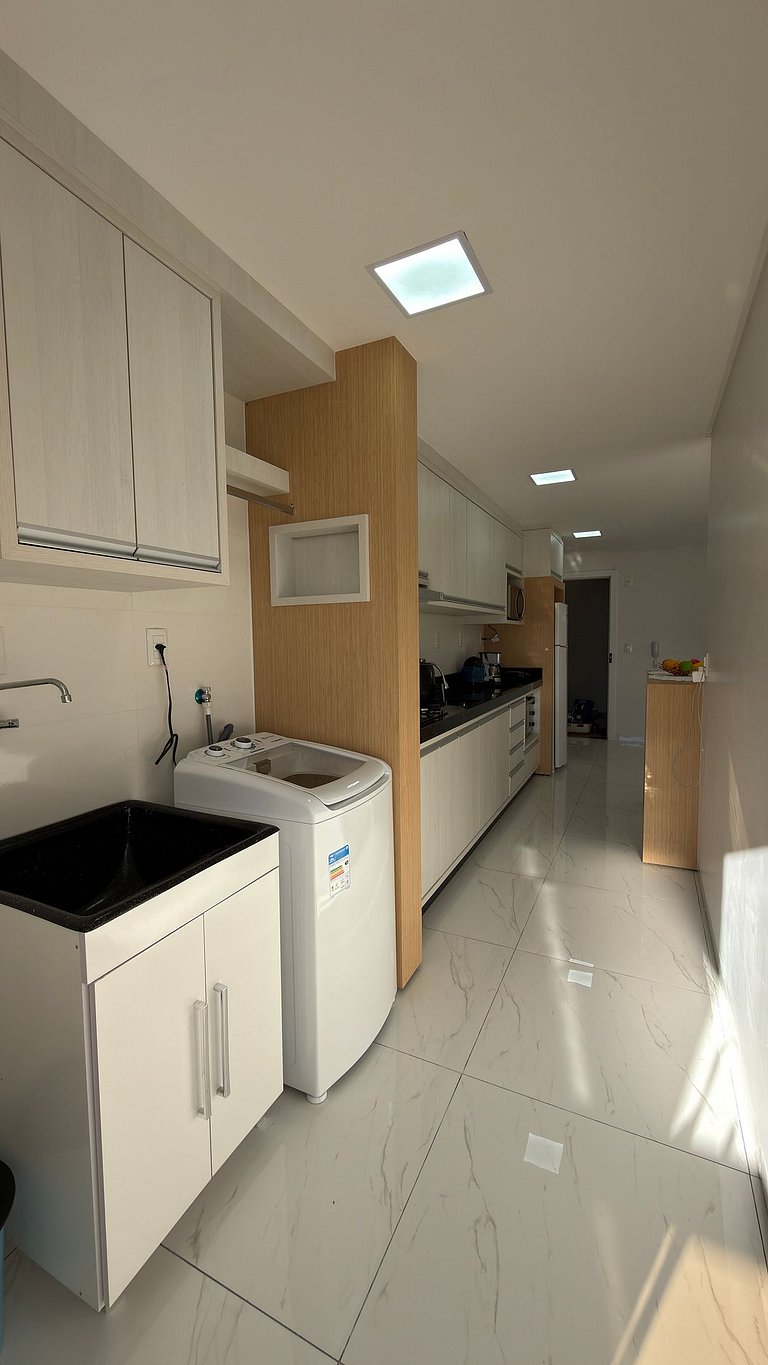 Apto Petúnias|Climatizado,2 Garagens,Churrasqueira