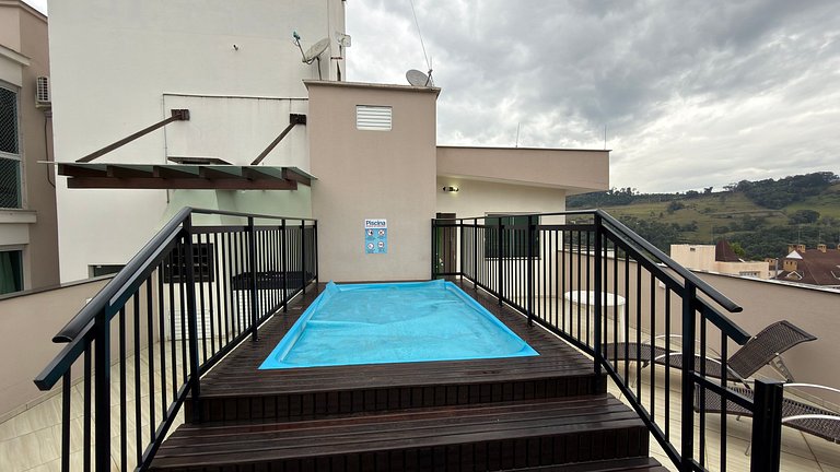 Cobertura Jasmim c/piscina|3Q toda climatizada!