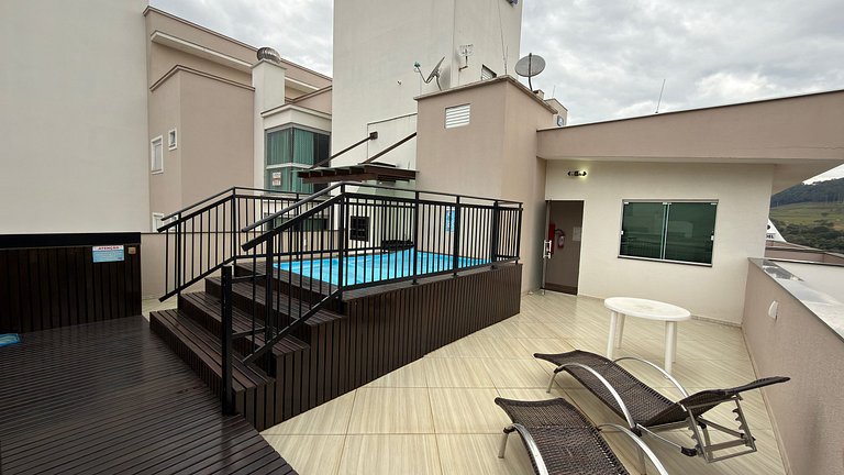 Cobertura Jasmim c/piscina|3Q toda climatizada!