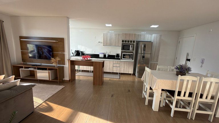 Apto Três Marias|Climatizado,Churrasqueira,garagem