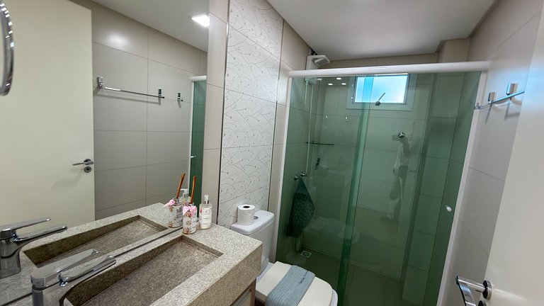 Apto Hortênsias| 3Q,Banheira Hidro ao lado Termas