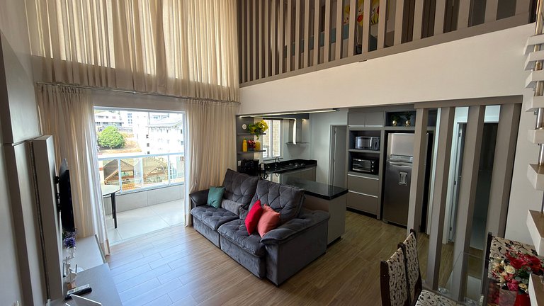 Duplex Prímulas|Climatizado,Churrasqueira,central