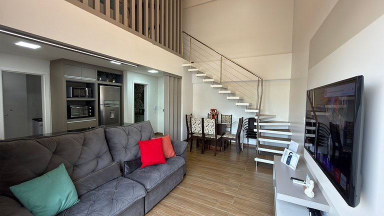 Duplex Prímulas|Climatizado,Churrasqueira,central