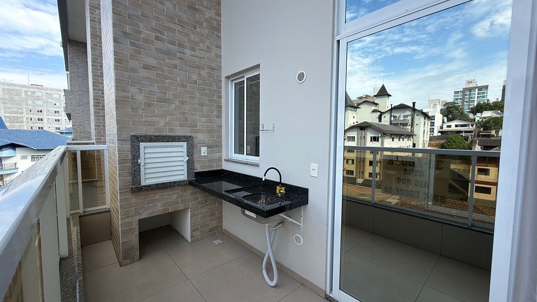 Duplex Prímulas|Climatizado,Churrasqueira,central
