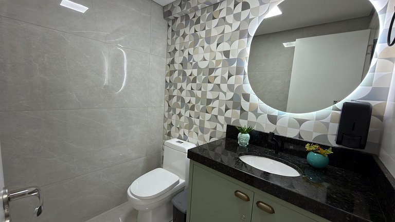 Duplex Prímulas|Climatizado,Churrasqueira,central