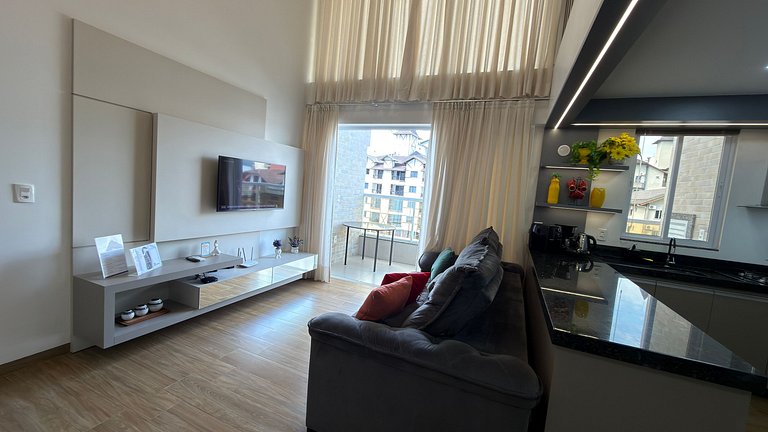 Duplex Prímulas|Climatizado,Churrasqueira,central