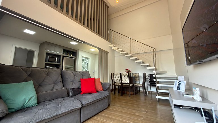 Duplex Prímulas|Climatizado,Churrasqueira,central