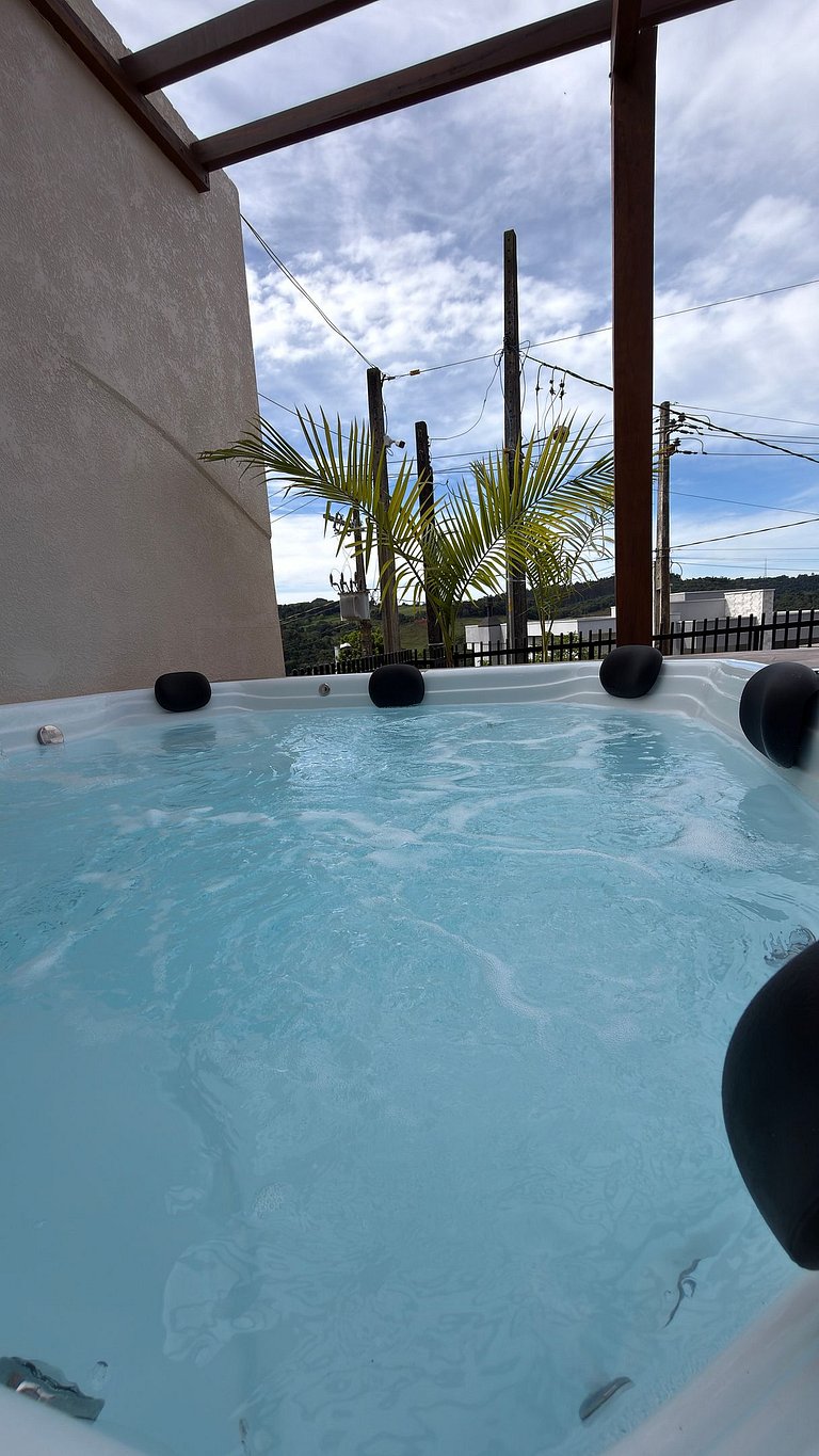 Cabana Águas|Jacuzzi,Espaço Gourmet,Lado Termas