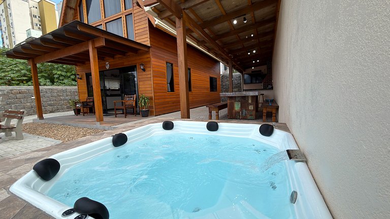 Cabana Águas|Jacuzzi,Espaço Gourmet,Lado Termas