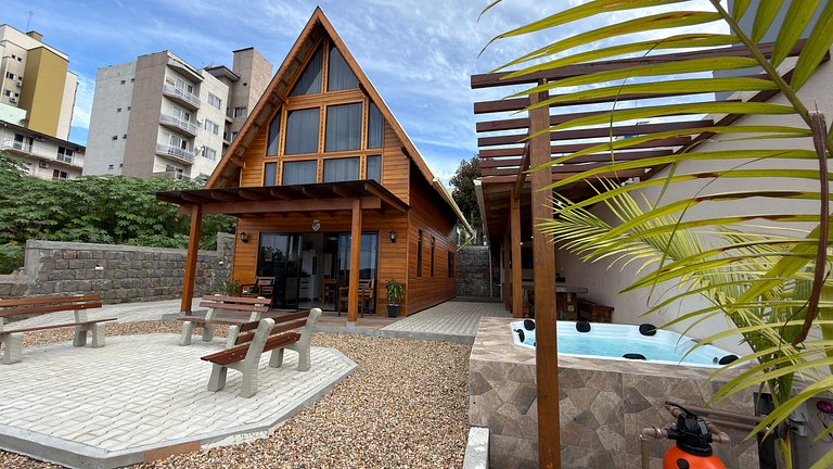 Cabana Águas|Jacuzzi,Espaço Gourmet,Lado Termas