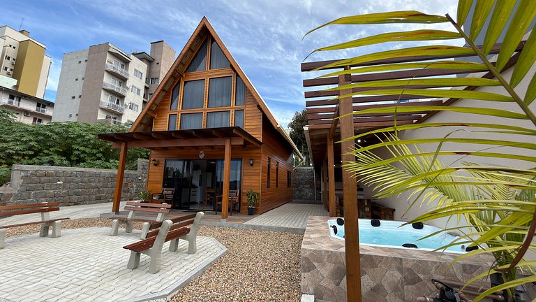 Cabana Águas|Jacuzzi,Espaço Gourmet,Lado Termas