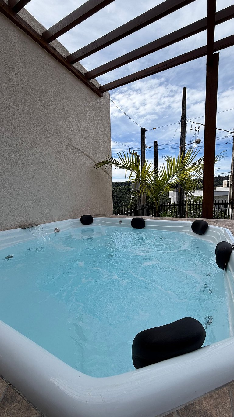 Cabana Águas|Jacuzzi,Espaço Gourmet,Lado Termas